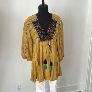 Free People Wrap Waist Tunic
